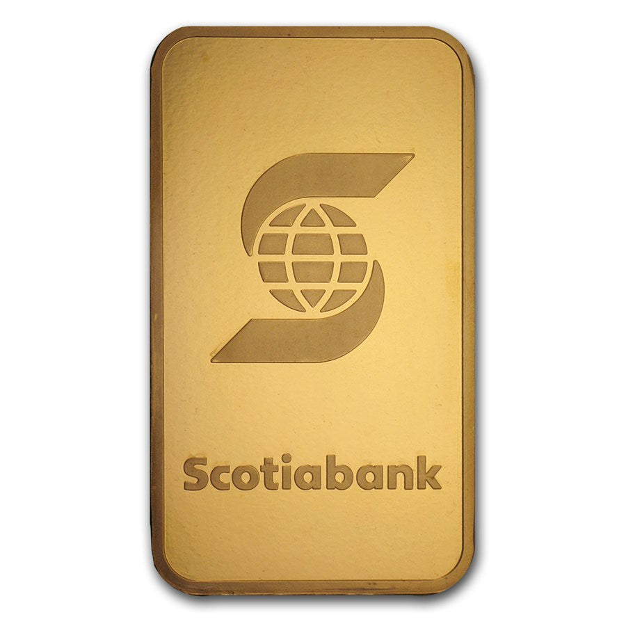 10 oz Gold Minted Bar - Scotiabank - .9999 Au