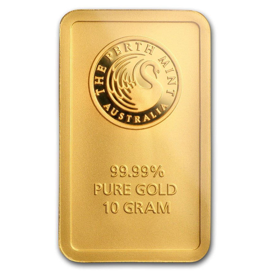 10 g Gold Bar - Perth Mint - .9999 Au