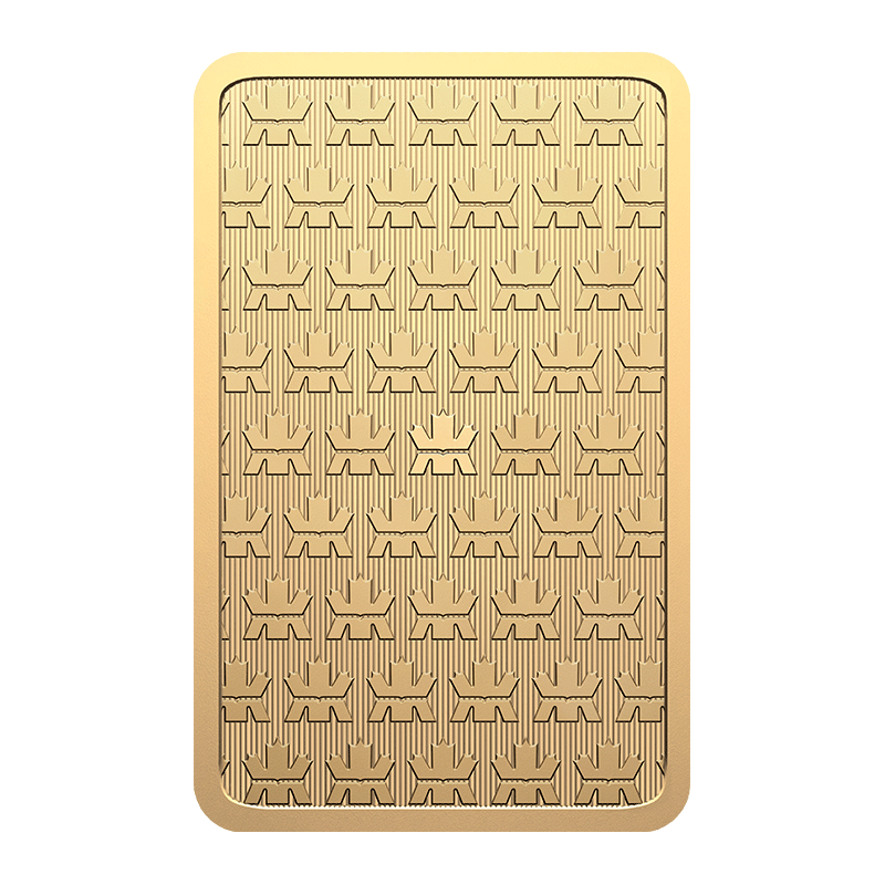 100 Gram Gold Minted Bar -  2025 RCM - Royal Canadian Mint .9999 Au