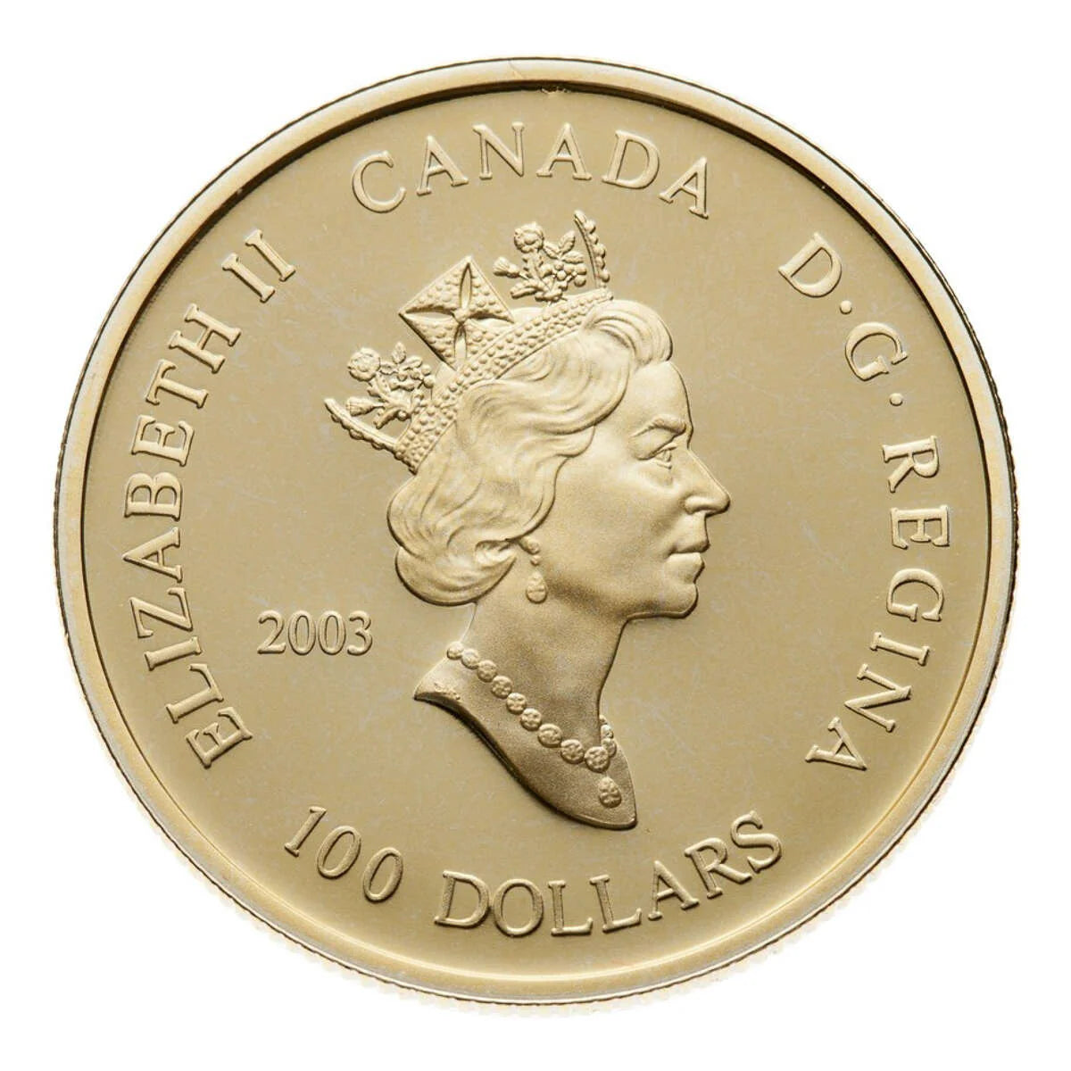 2003 $100 The Discovery of Marquis Wheat, 100th Anniversary - 14-kt. Gold Coin