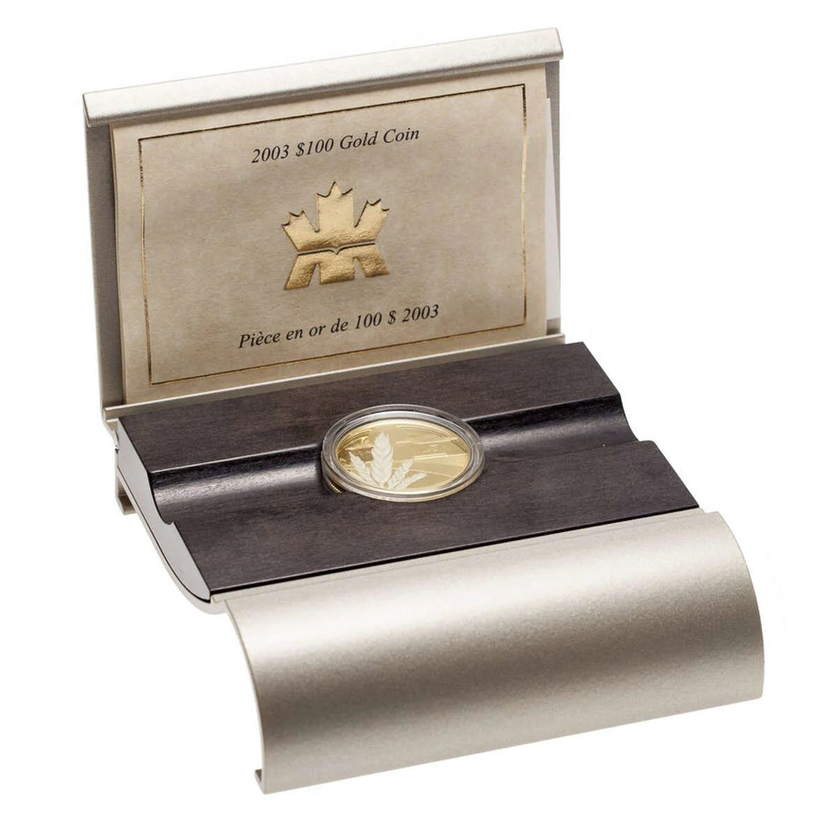 2003 $100 The Discovery of Marquis Wheat, 100th Anniversary - 14-kt. Gold Coin