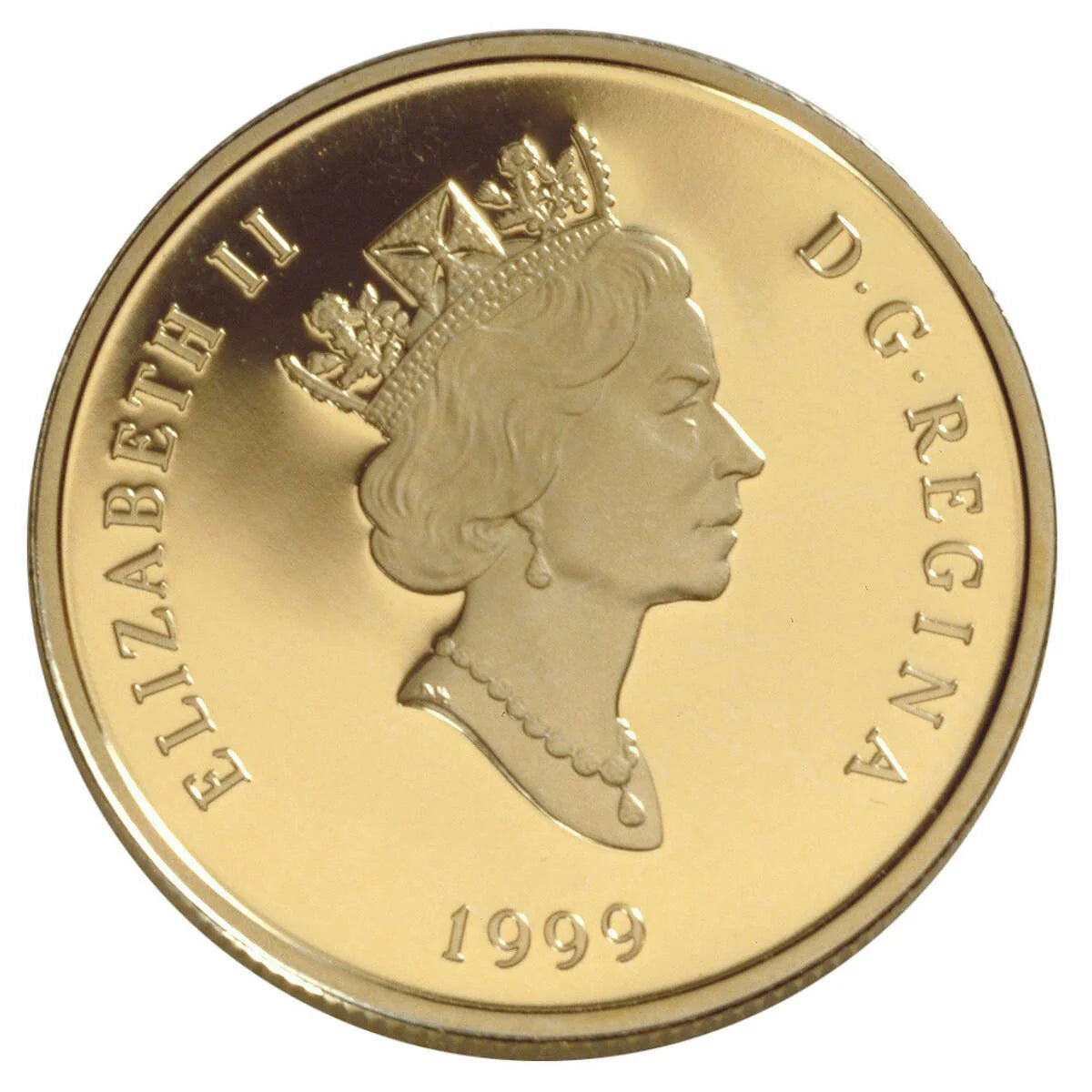 1999 $100 Newfoundland's Confederation, 50th Anniversary - 14-kt. Gold Coin