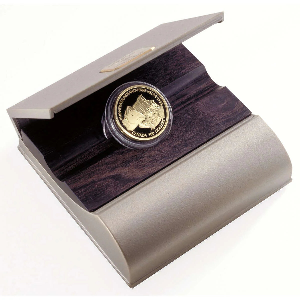 1999 $100 Newfoundland's Confederation, 50th Anniversary - 14-kt. Gold Coin
