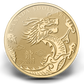 1/10 oz Pure Gold Coin - Year of the Dragon (2012)