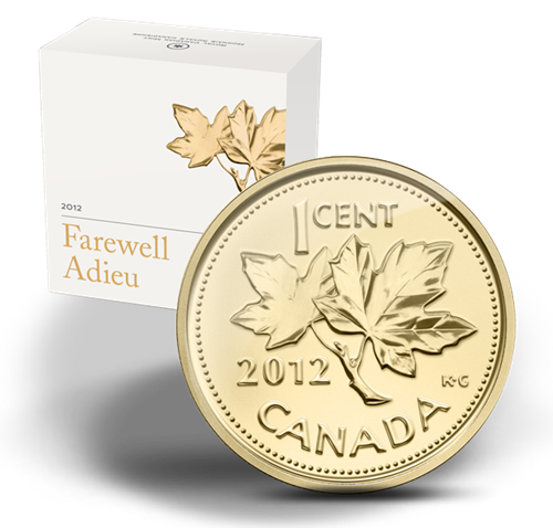 1/25 oz Fine Gold Coin - Farewell to the Penny (2012)