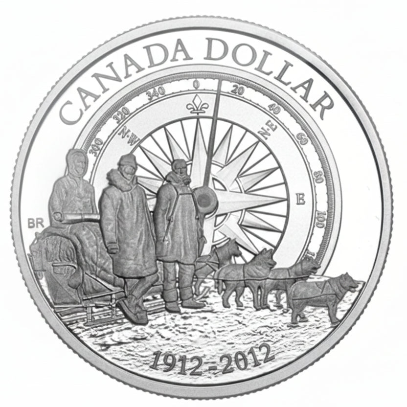 Proof Fine Silver Dollar - 100th Anniversary of the Canadian Arctic Expedition (2013)