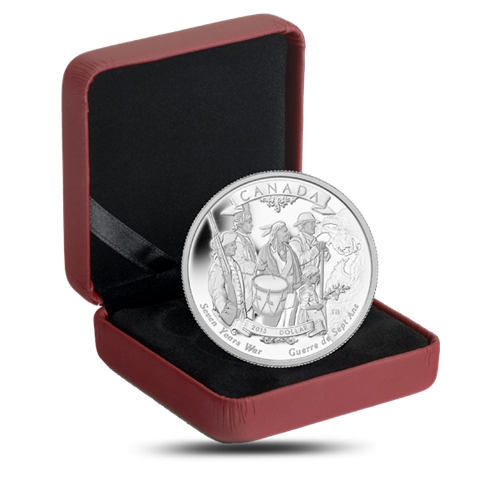 2013 $1 End of the Seven Years War, 250th Anniversary - Special Edition Pure Silver Dollar