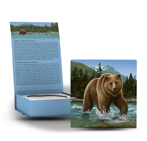 1 oz $100 for $100 Fine Silver Coin - The Grizzly (2014)