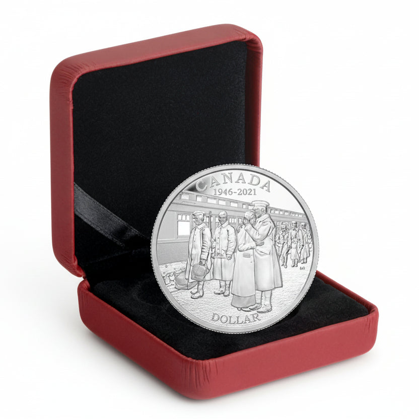 3/4 Proof Fine Silver Dollar - 100th Anniversary of the Declaration of the First World War (2014)