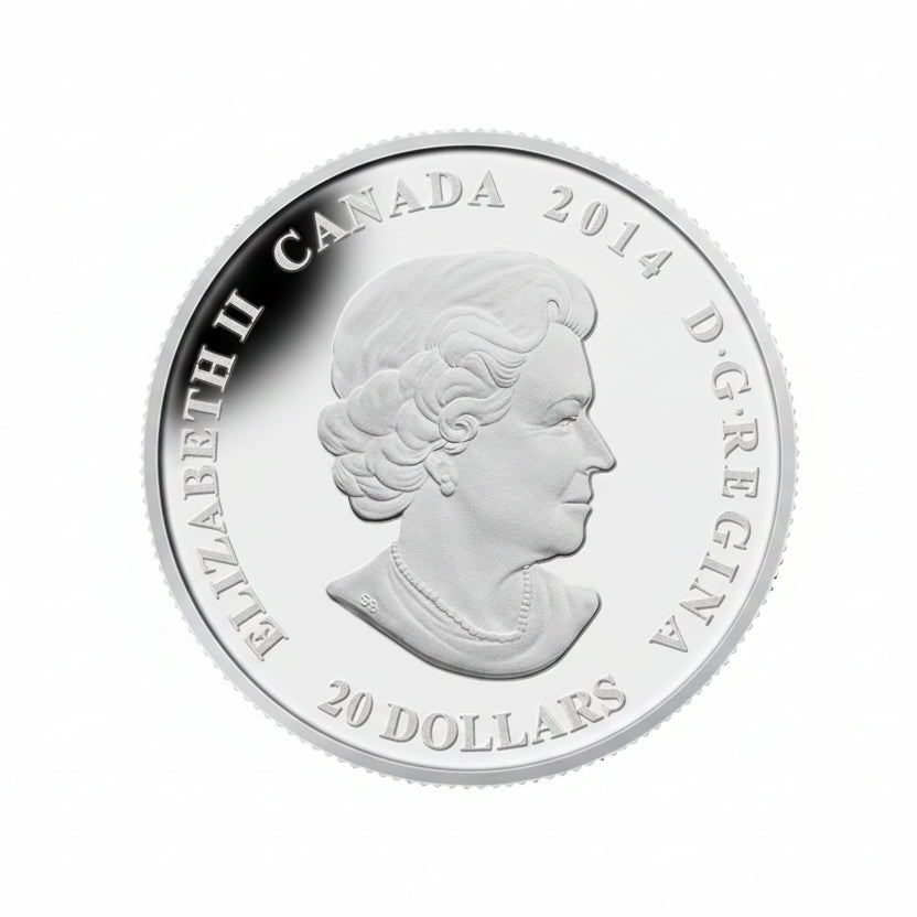 1 oz Fine Silver Coin - Stained Glass: Casa Loma (2014)