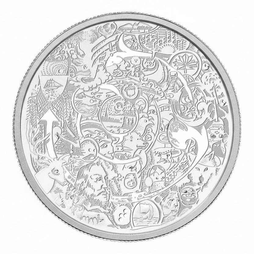 2 oz Fine Silver Coin - Canada Through the Eyes of Tim Barnard (2014)