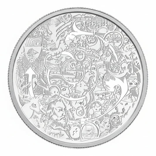 2 oz Fine Silver Coin - Canada Through the Eyes of Tim Barnard (2014)