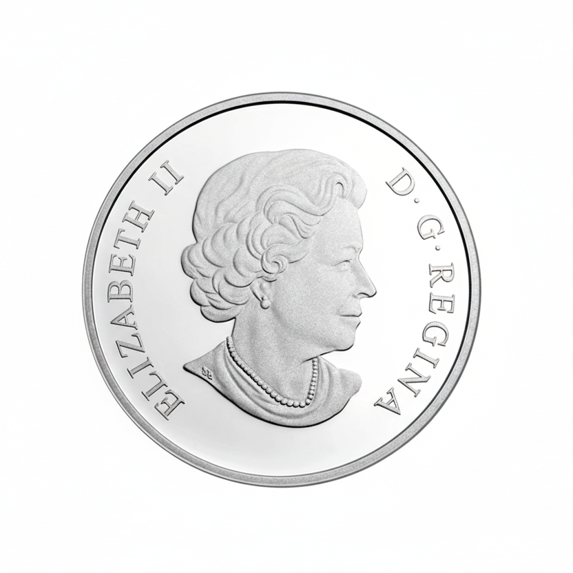 Fine Silver Ultra-High Relief Coloured Coin – Christmas Ornament (2014)