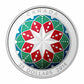 Fine Silver Ultra-High Relief Coloured Coin – Christmas Ornament (2014)