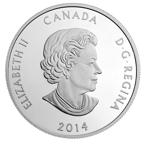 1 oz Fine Silver Coin - 100th Anniversary of Hockey Canada - Mintage: 7,500 (2014)