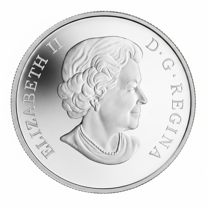 1/2 oz Fine Silver Coloured Coin - Wait for Me, Daddy - Mintage: 10,000 (2014)