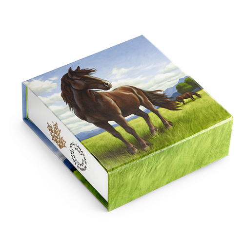 Canadian Horse - $100 for $100 Fine Silver Coin (2015)