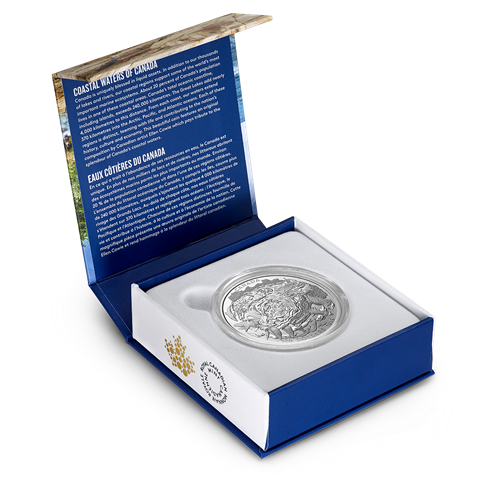 2 oz $200 for $200 Fine Silver Coin - Coastal Waters (2015)