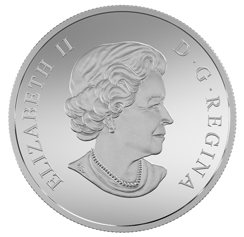 2 oz $200 for $200 Fine Silver Coin – Canada's Rugged Mountains (2015)