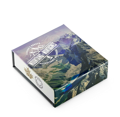 2 oz $200 for $200 Fine Silver Coin – Canada's Rugged Mountains (2015)