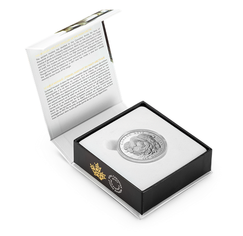 1 oz $100 for $100 Fine Silver Coin - Muskox (2015)