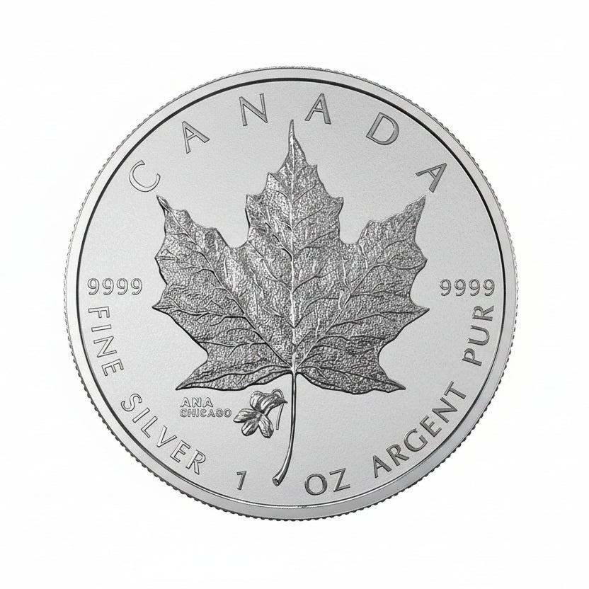 1 oz Fine Silver Coin with ANA Privy Mark – Silver Maple Leaf (2015)