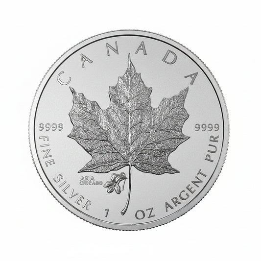 1 oz Fine Silver Coin with ANA Privy Mark – Silver Maple Leaf (2015)