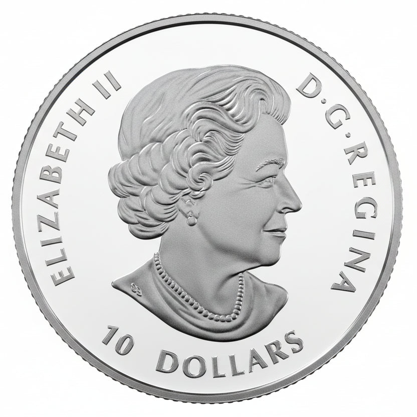 1/4 Fine Silver Coin made with Swarovski® crystals - Celebration of Love (2016)