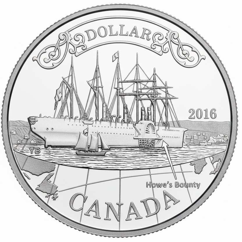 3/4 oz Proof Fine Silver Dollar – 150th Anniversary of the Transatlantic Cable (2016)