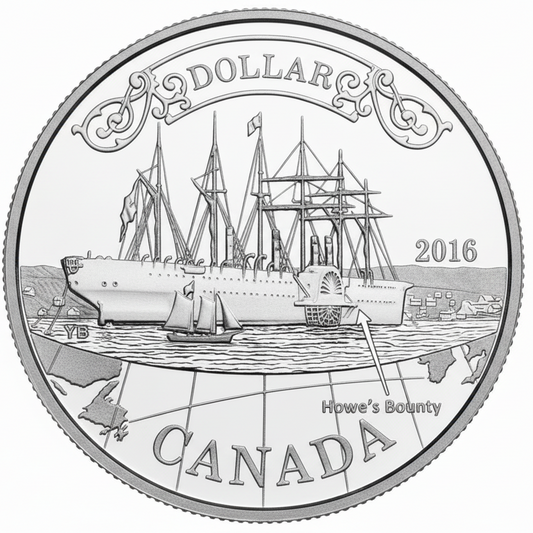 3/4 oz Proof Fine Silver Dollar – 150th Anniversary of the Transatlantic Cable (2016)