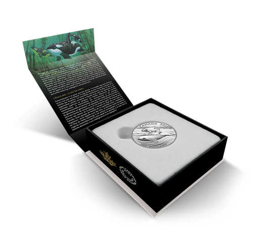 1 oz $100 for $100 Fine Silver Coin – Orca (2016)