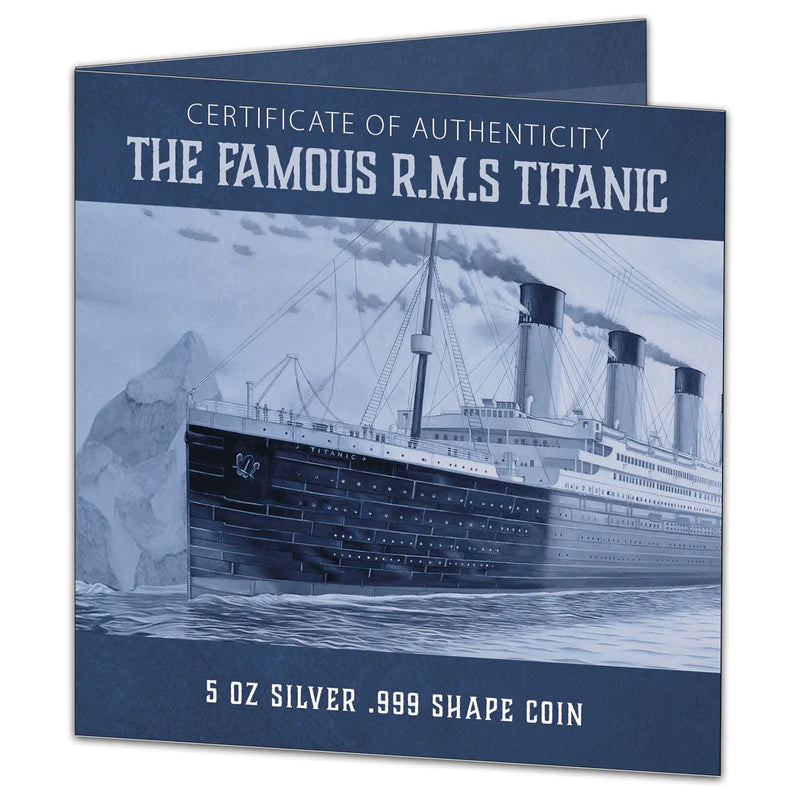 The Famous R.M.S. Titanic - 5 oz. Pure Silver Coin (2022)