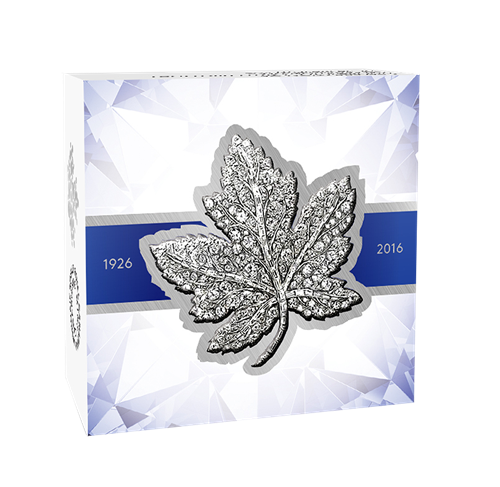 1 oz. Fine Silver Coloured Coin - A Celebration of Her Majesty's 90th Birthday - Mintage: 7,000