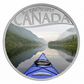 1/2 oz Pure Silver Coloured Coin - Celebrating Canada's 150th Coin Series: Kayaking on the River (2
