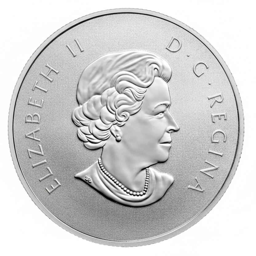 1/2 oz Canadian Maple Leaves Fine Silver Coin (2016)