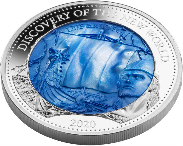 Discovery of the New World - 5 oz. Pure Silver Coin (2020)