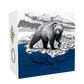 EXCLUSIVE Masters Club Coin Series: COIN #4 - 99.99% Pure Silver Grizzly Bear with Blue Enamel