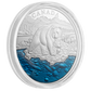 EXCLUSIVE Masters Club Coin Series: COIN #4 - 99.99% Pure Silver Grizzly Bear with Blue Enamel