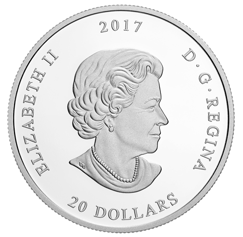 EXCLUSIVE Masters Club Coin Series: COIN #4 - 99.99% Pure Silver Grizzly Bear with Blue Enamel