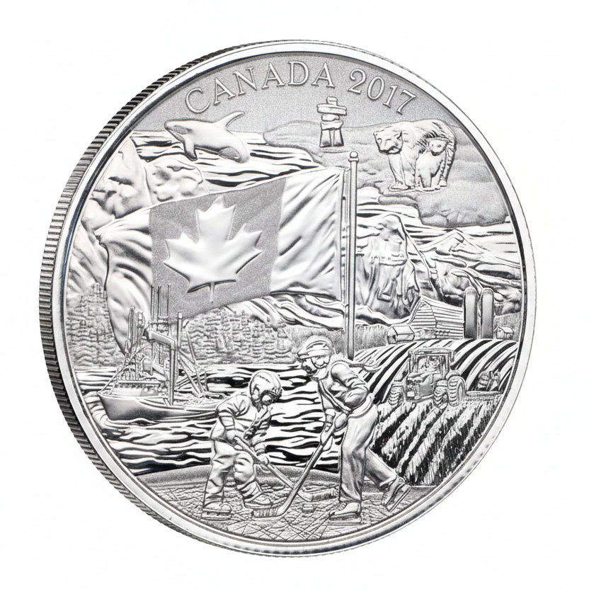 1/4 oz Pure Silver Coin - Spirit of Canada (2017)