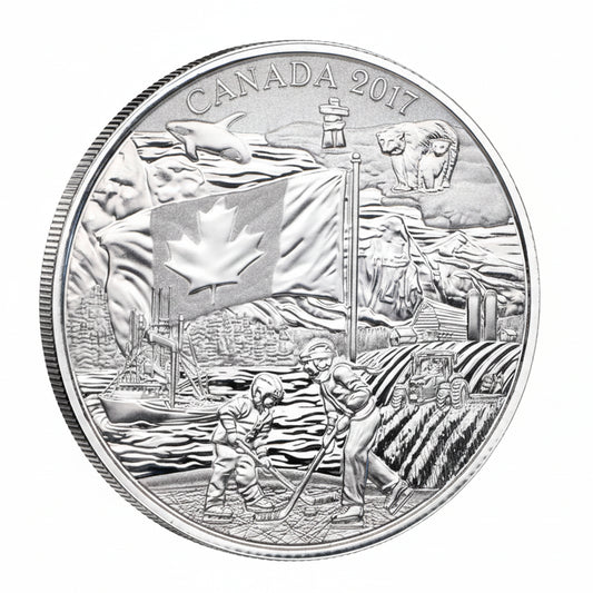 1/4 oz Pure Silver Coin - Spirit of Canada (2017)