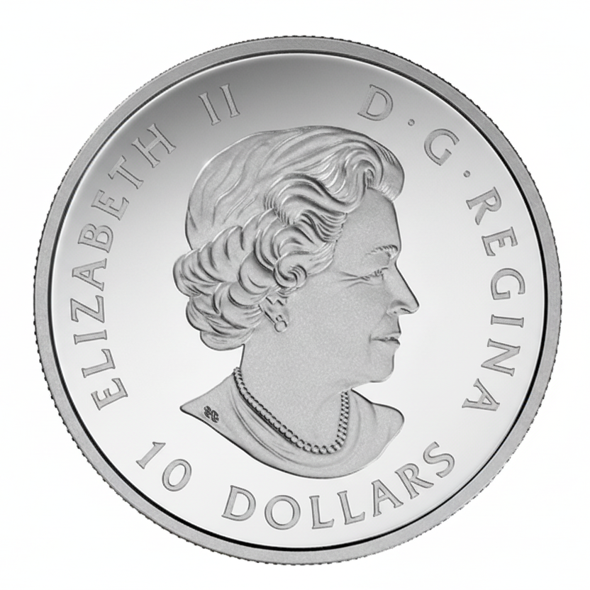 1/2 oz Pure Silver Coloured Coin - Iconic Canada: Autumn’s Palette (2017)
