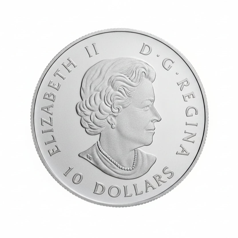 1/2 oz. Pure Silver Coloured Coin - Iconic Canada: Spring Sightings (2017)