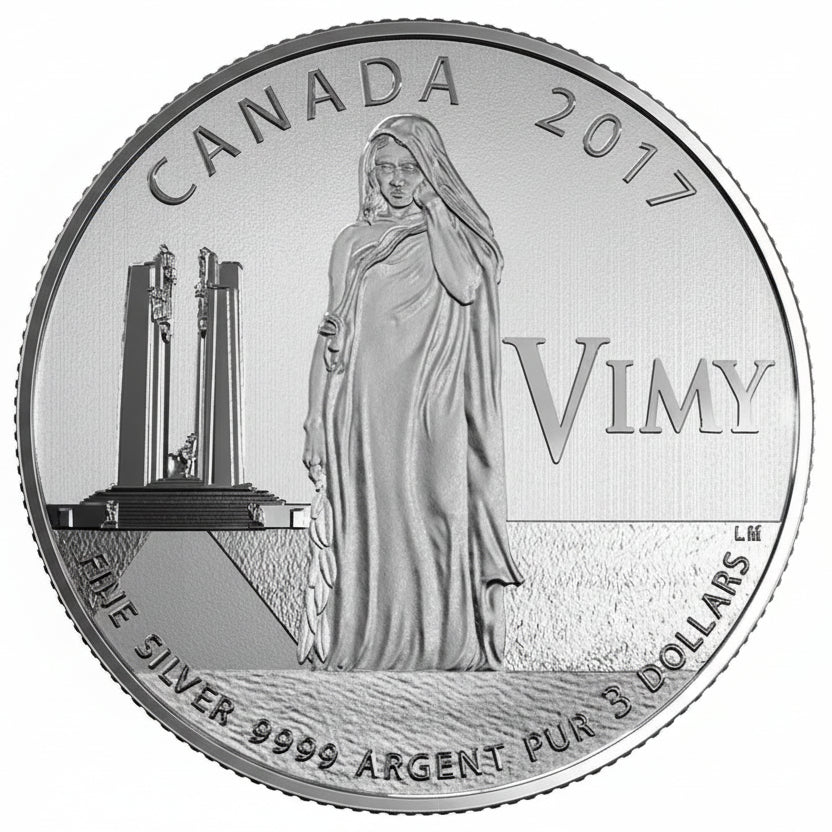 1/4 oz 100th Anniversary of the Battle of Vimy Ridge Pure Silver Coin