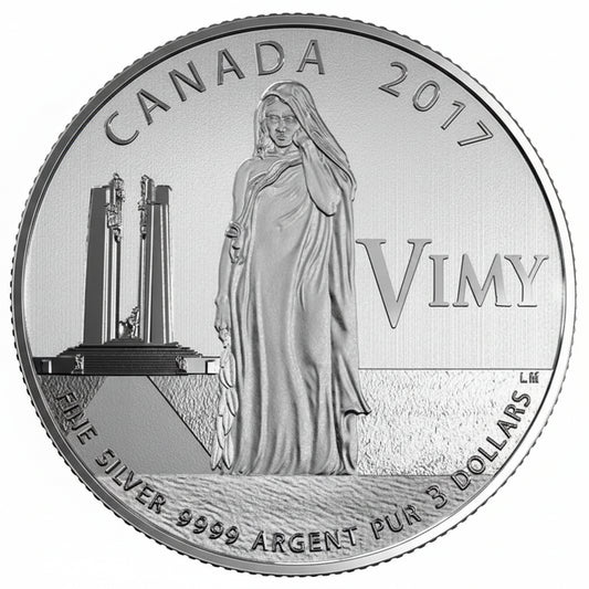 1/4 oz 100th Anniversary of the Battle of Vimy Ridge Pure Silver Coin