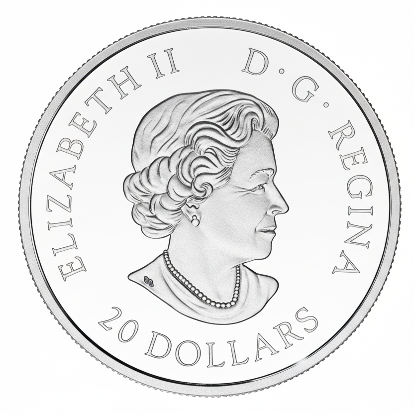 1 oz Pure Silver Coloured Coin - 45th Anniversary of The Cross of Valour