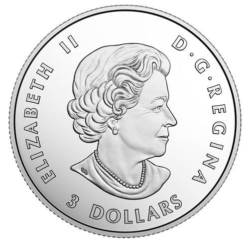 1/4 oz Pure Silver Coin - The Toronto Maple Leafs®: Anniversary Logo (2017)