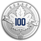 1/4 oz Pure Silver Coin - The Toronto Maple Leafs®: Anniversary Logo (2017)