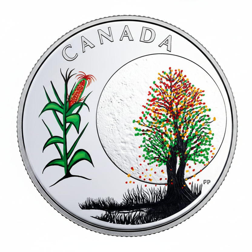 1/4 oz 2018 $3 The Thirteen Teachings From Grandmother Moon : Corn Moo ...