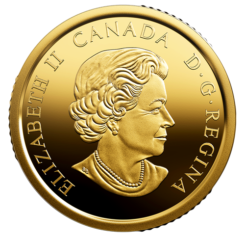 1 oz. 99.999% Pure Gold Coin - Canadian Coastal Symbols: The Atlantic - Mintage: 400 (2019)